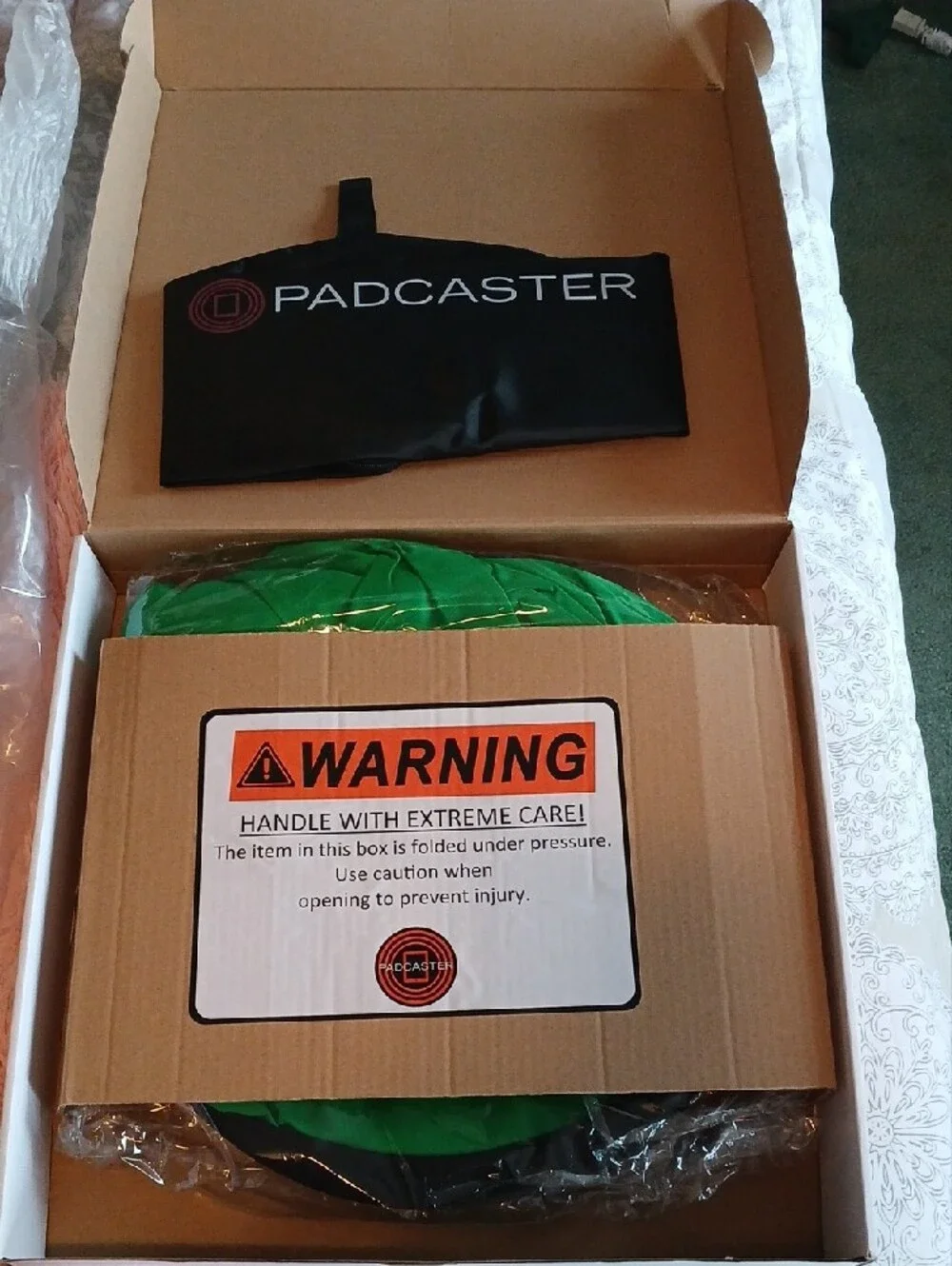Padcaster Green Screen